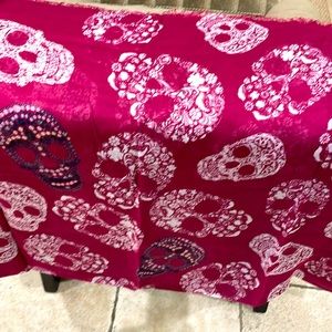 Scarf Burgundy pink  color35x55